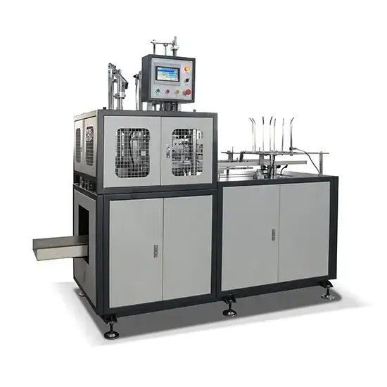 Macchina automatica per portapranzo in carta a scomparto singolo e multiplo Macchina automatica per portapranzo in carta a scomparto singolo e multiplo