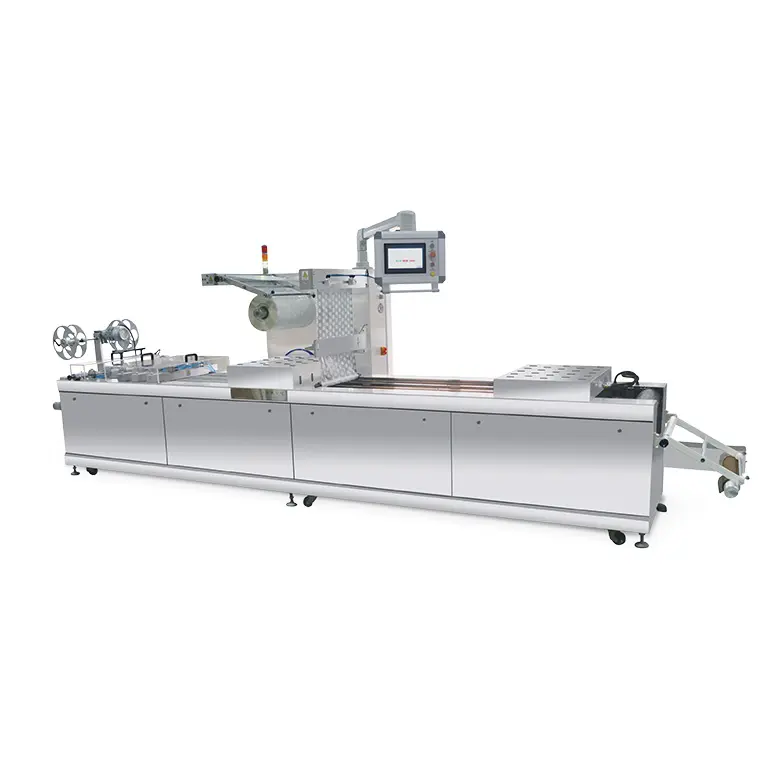 Confezionatrice sottovuoto automatica per termoformatura Confezionatrice sottovuoto automatica per termoformatura