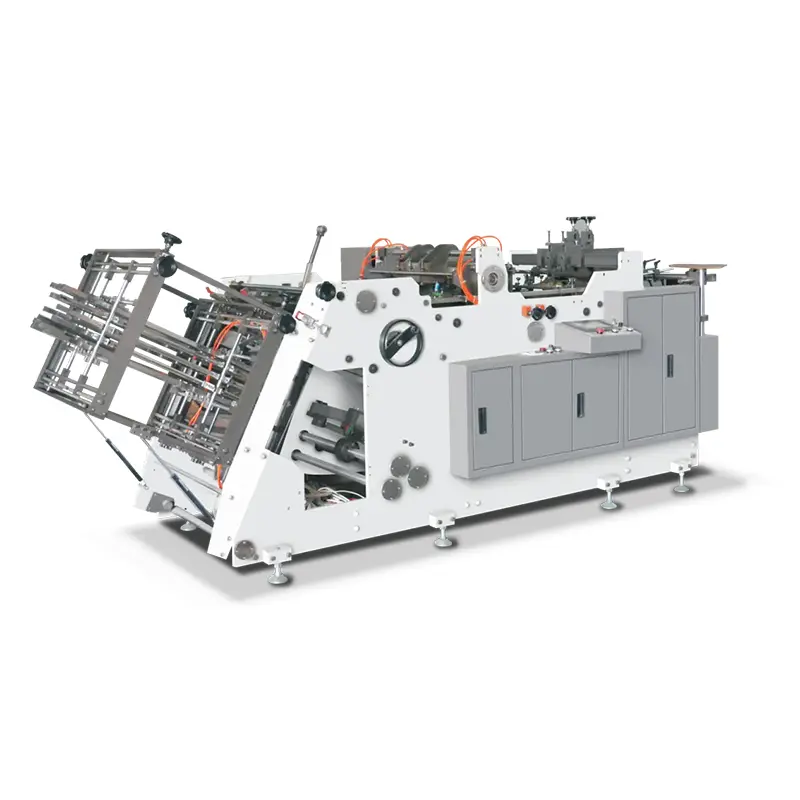 Macchina completamente automatica per la costruzione e la formatura di scatole di carta
